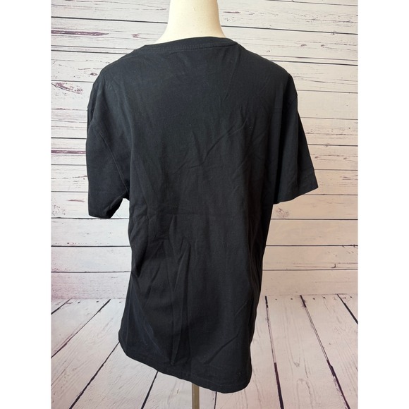 Polo Ralph Lauren T-Shirt Mens Medium Black Classic Fit Red Pony Logo Tee Shirt - Picture 2 of 11